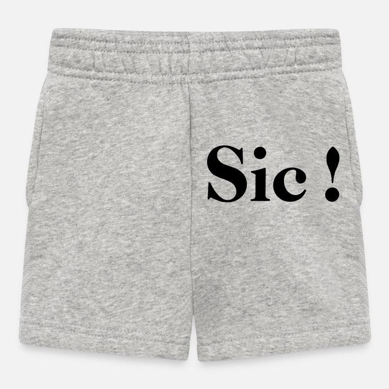 Sic! - Short Bébé - gris chiné