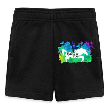 Croire en la magie - Short Bébé - noir - Devant