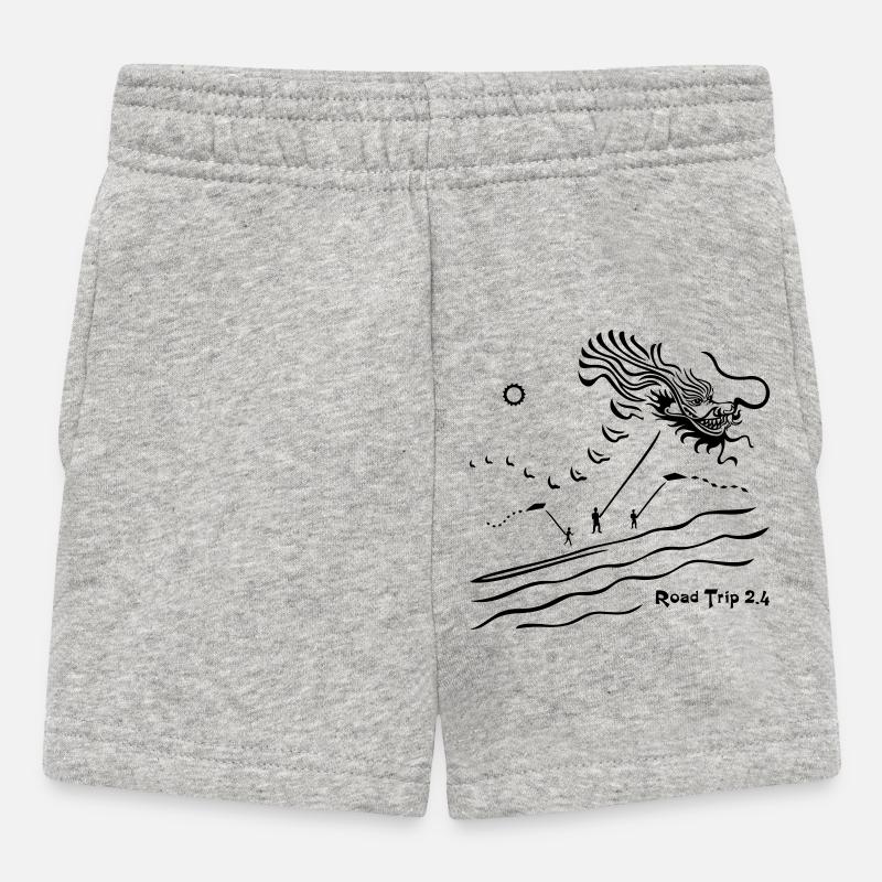 Drache RTM2.4 - Baby Shorts - Grau meliert