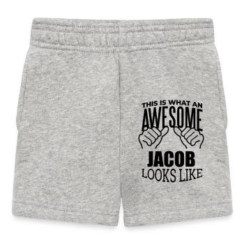 Jacob - Short Bébé - gris chiné - Devant