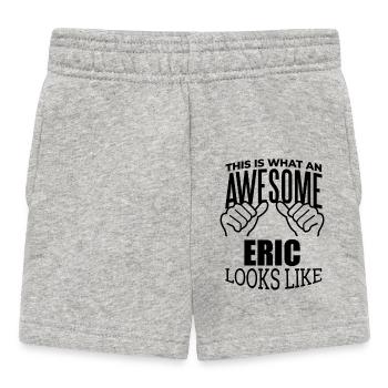 Eric - Baby Shorts - Grau meliert - Vorne