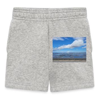 JensJensen - Baby Shorts - Grau meliert - Vorne
