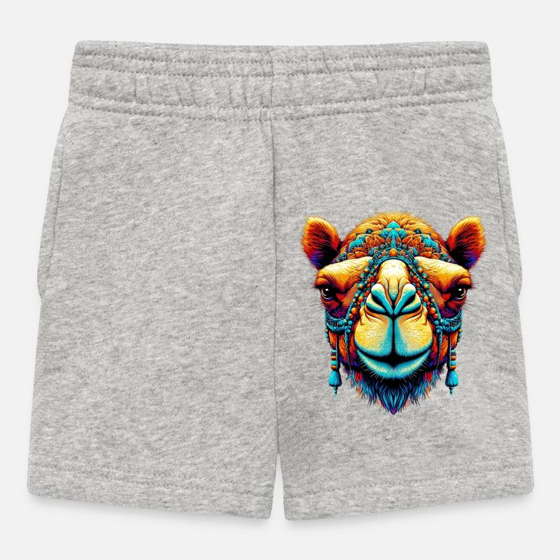 Kamel - Baby Shorts - Grau meliert
