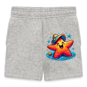 Starfish - Baby Shorts - heather grey - Front