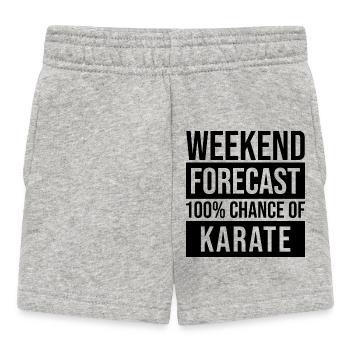 Karate - Baby Shorts - Grau meliert - Vorne