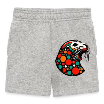 Seal - Baby Shorts - heather grey - Front