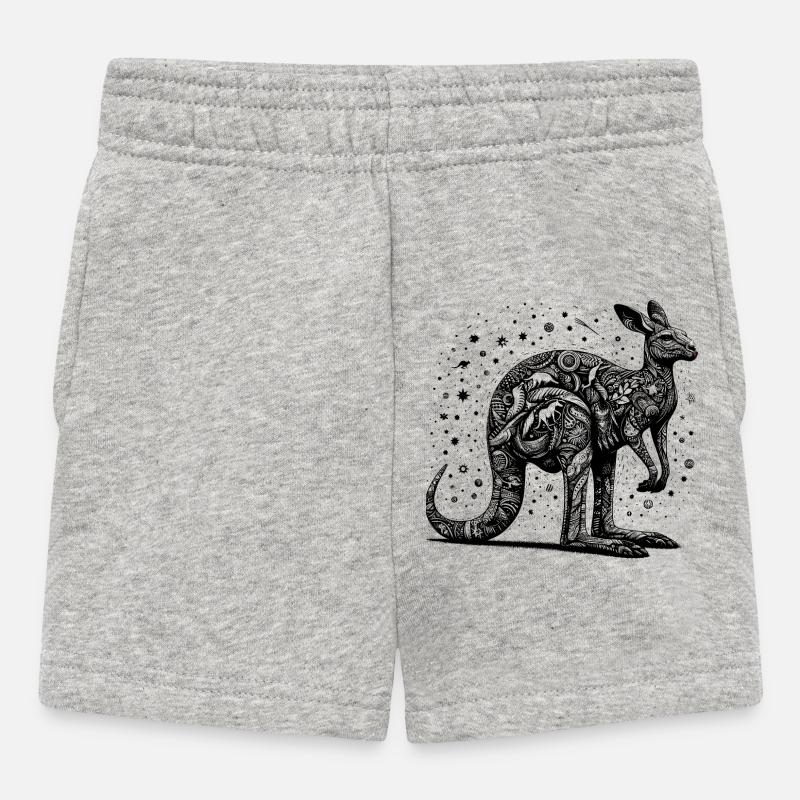 Känguru - Baby Shorts - Grau meliert