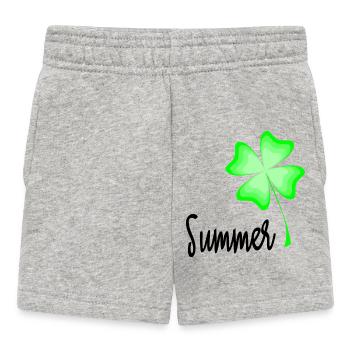 GELIEBTE. MEISTER. LEHRER. SCHULE. GELIEBTE - Baby Shorts - Grau meliert - Vorne