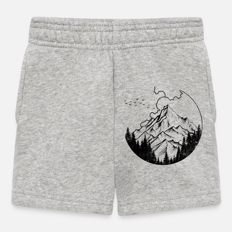 InputRequiredDesignPreview - Short Bébé - gris chiné