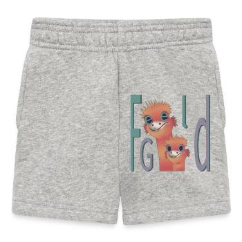 Se sentir bien - Short Bébé - gris chiné - Devant
