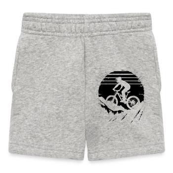 Graphismes de VTT - Short Bébé - gris chiné - Devant