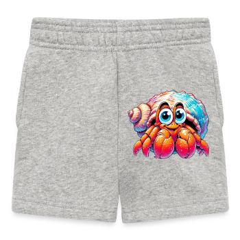 Einsiedlerkrebs - Baby Shorts - Grau meliert - Vorne