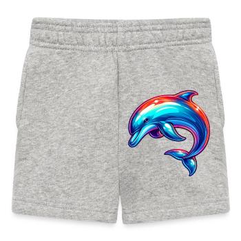 Delfin - Baby Shorts - Grau meliert - Vorne