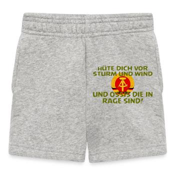 SSW27 OSSIS IN RAGE - Baby Shorts - Grau meliert - Vorne