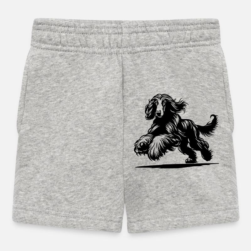 Afghane - Baby Shorts - Grau meliert