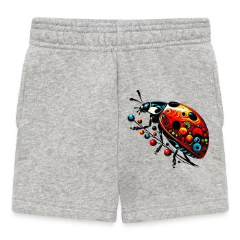 Ladybug - Baby Shorts - heather grey - Front