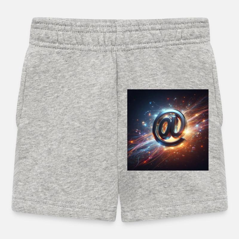 Symbole 1 - Short Bébé - gris chiné
