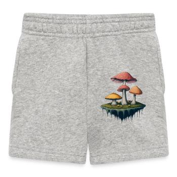 ENCHANTED MUSHROOM ISLAND - Baby Shorts - heather grey - Front