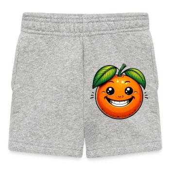 Orange Orange - Short Bébé - gris chiné - Devant