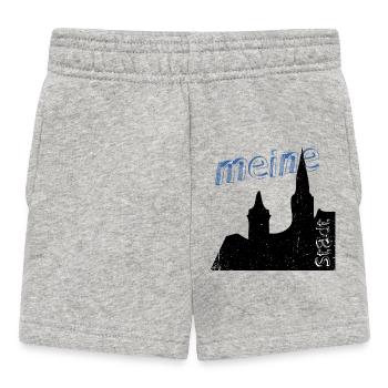 meine Stadt - Baby Shorts - Grau meliert - Vorne