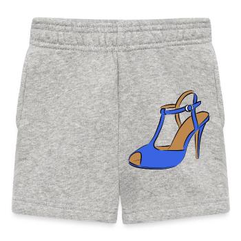 Schuh Mode - Baby Shorts - Grau meliert - Vorne