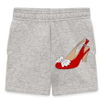 Schuh Damenschuh - Baby Shorts - Grau meliert - Vorne