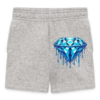 Diamant - Short Bébé - gris chiné - Devant