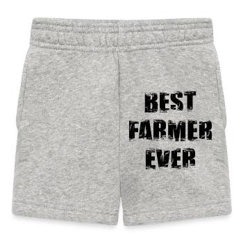 Meilleur agriculteur - Short Bébé - gris chiné - Devant