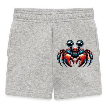 Crab - Baby Shorts - heather grey - Front