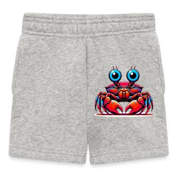 Crab - Baby Shorts - heather grey - Front