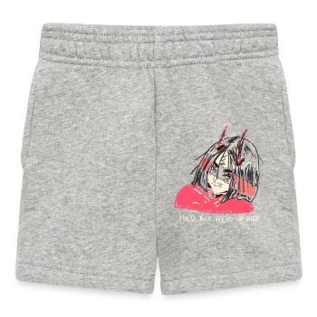 Femme diable - Short Bébé - gris chiné - Devant