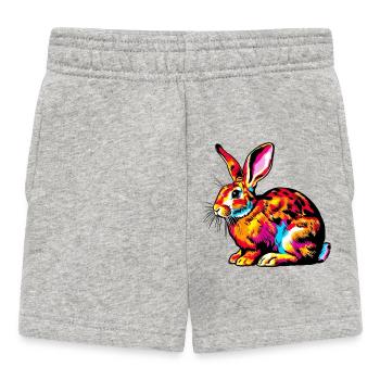 Lapin - Short Bébé - gris chiné - Devant