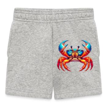 Crab - Baby Shorts - heather grey - Front