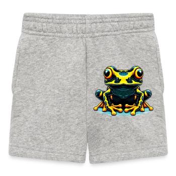 Frog - Baby Shorts - heather grey - Front