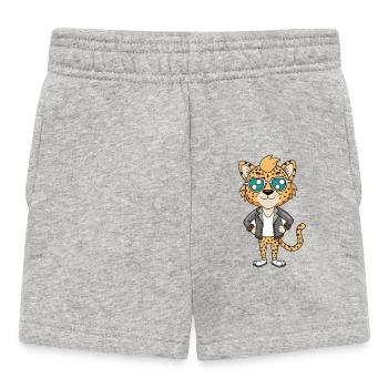 Australian Spotted Mist Funny Cartoon Kawaii Jacke - Baby Shorts - heather grey - Front