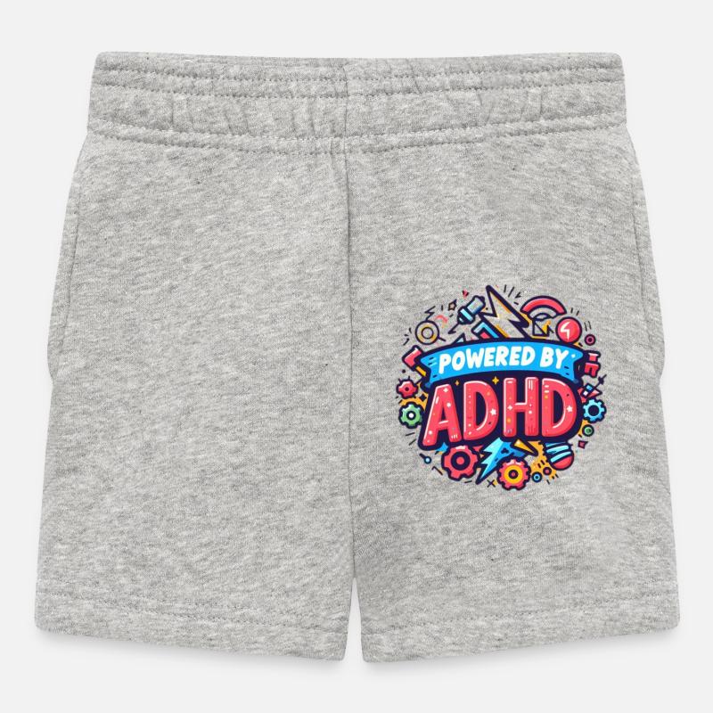 ADHS - Baby Shorts - Grau meliert