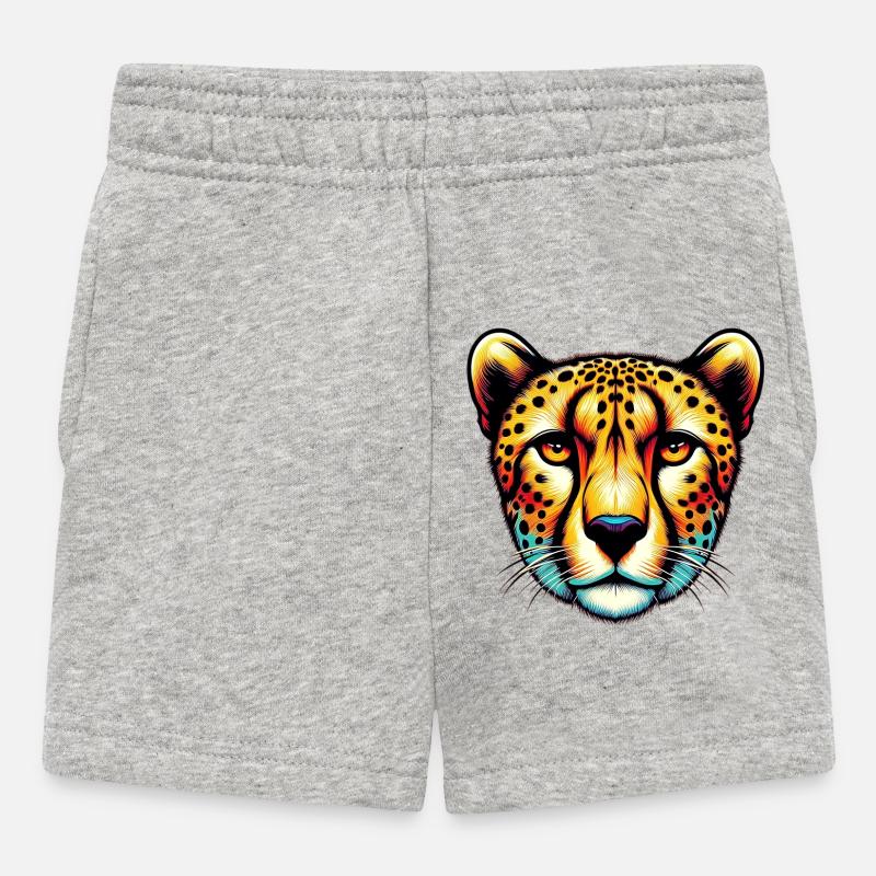 Gepard - Baby Shorts - Grau meliert