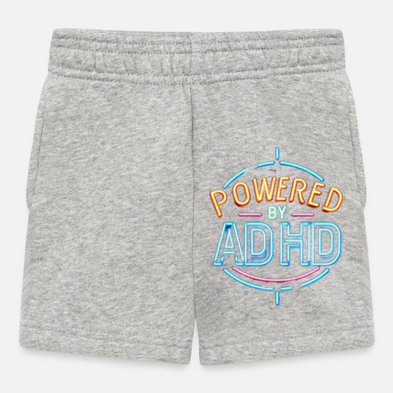 ADHS - Baby Shorts - Grau meliert
