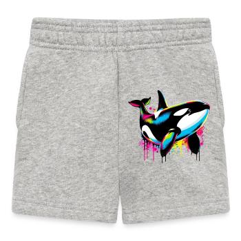 Orque - Short Bébé - gris chiné - Devant