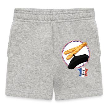 Made in france - Short Bébé - gris chiné - Devant