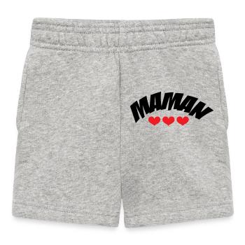 Mom / Mother's Day - Baby Shorts - heather grey - Front