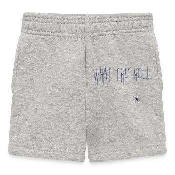 What the hell - Baby Shorts - heather grey - Front