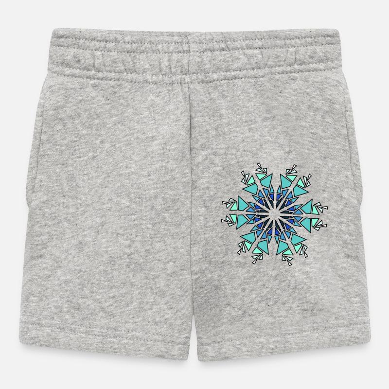 Ornement - Short Bébé - gris chiné