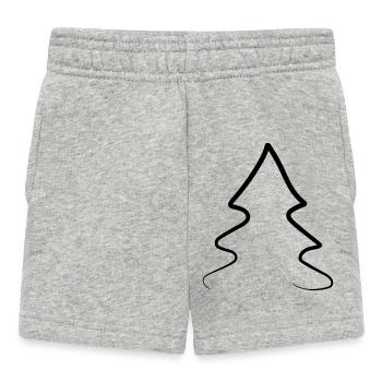 Sapin de Noël - Short Bébé - gris chiné - Devant