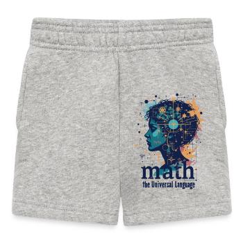 MATHEMATIK - Baby Shorts - Grau meliert - Vorne