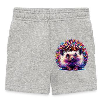 Igel - Baby Shorts - Grau meliert - Vorne