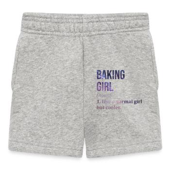 Backen - Baby Shorts - Grau meliert - Vorne