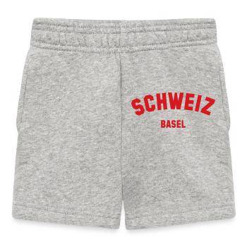 BASEL Switzerland Schweiz - Baby Shorts - heather grey - Front