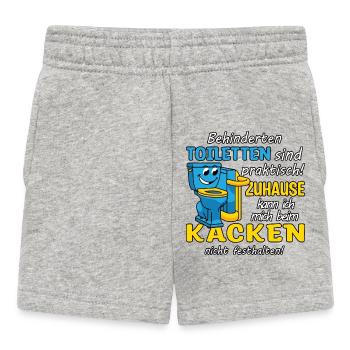 Disabled toilet - Baby Shorts - heather grey - Front