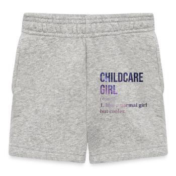 Garde d’enfants - Short Bébé - gris chiné - Devant